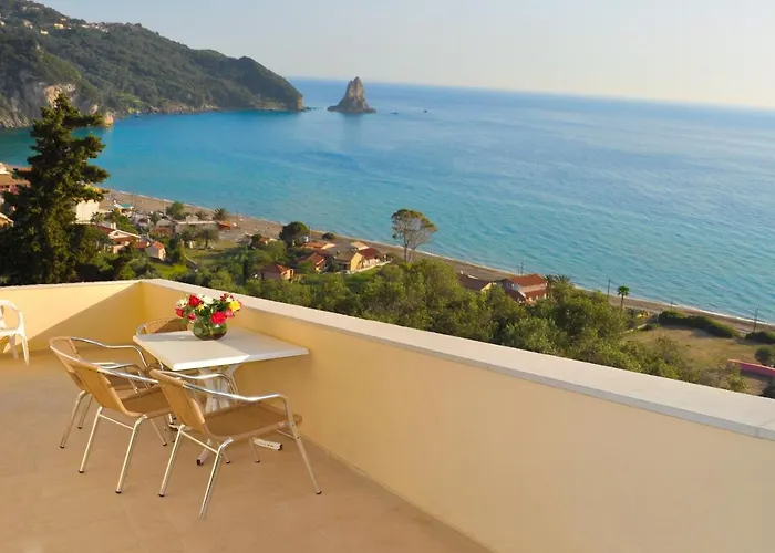 Maria With Pool And Panorama View - Agios Gordios Agios Gordios (Corfu)