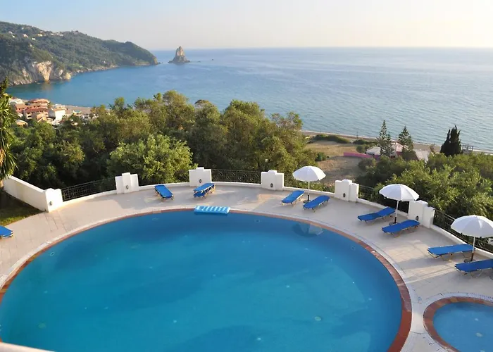 Maria With Pool And Panorama View - Agios Gordios Appartamento Agios Gordios (Corfu)