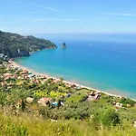Maria With Pool And Panorama View - Agios Gordios Lägenhet Agios Gordios (Corfu)