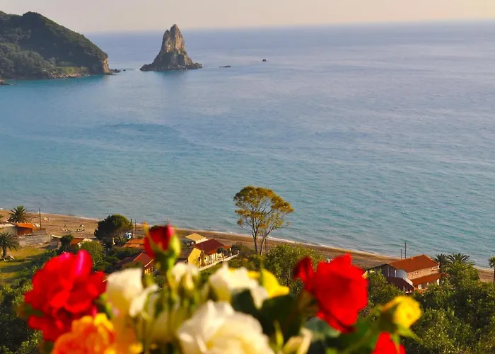 Maria With Pool And Panorama View - Agios Gordios Agios Gordios (Corfu)
